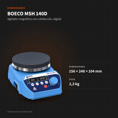 BOECO MSH 140D: dimensiones
