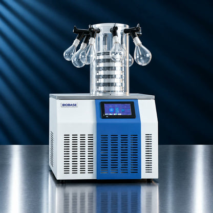 Liofilizador de laboratorio BIOBASE BK-FD10P con colector de 8 puertos